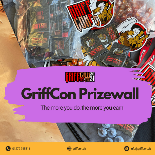 Introducing the GriffCon Prizewall